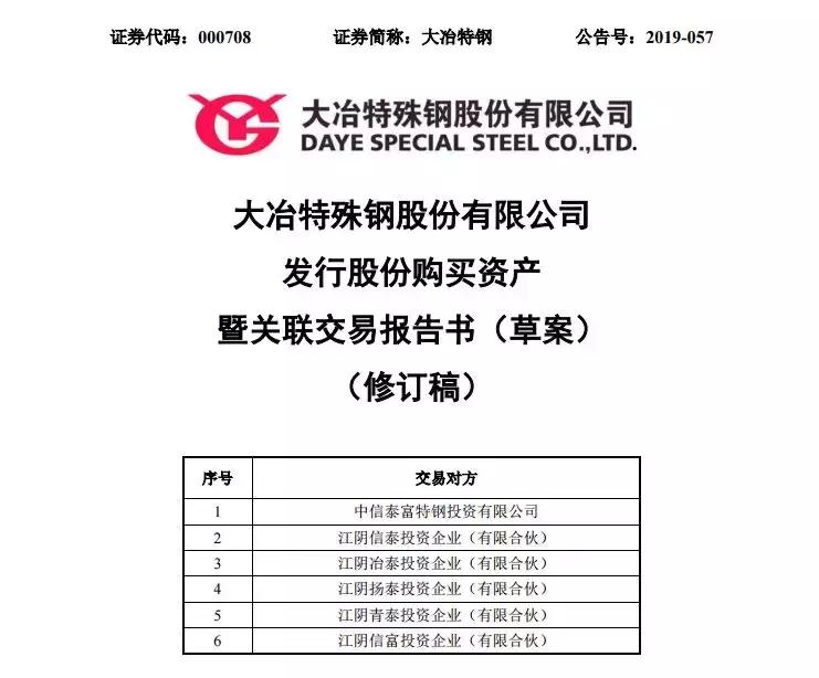 大冶特钢重组失败原因,兴澄特钢大冶特钢