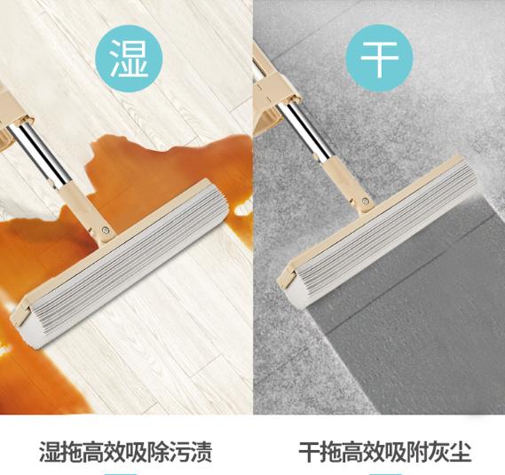 免手洗拖把自动拧水,懒人伸缩自动拧水拖把