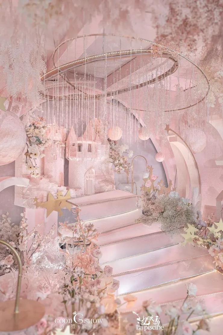 梦幻婚礼蓝色星辰大海主题风格,蓝色婚礼主题风格梦幻