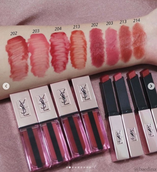 泫雅同款ysl唇釉612号,泫雅口红色号是什么颜色