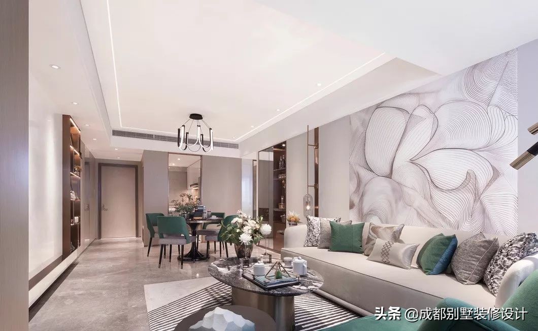 华润置地紫境137样板间,华润102平米装修效果图