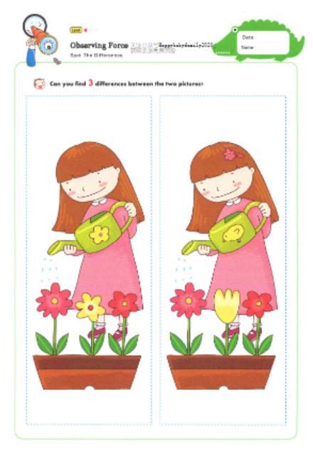 专注力游戏6到12岁视频,找不同游戏2-6岁儿童视频