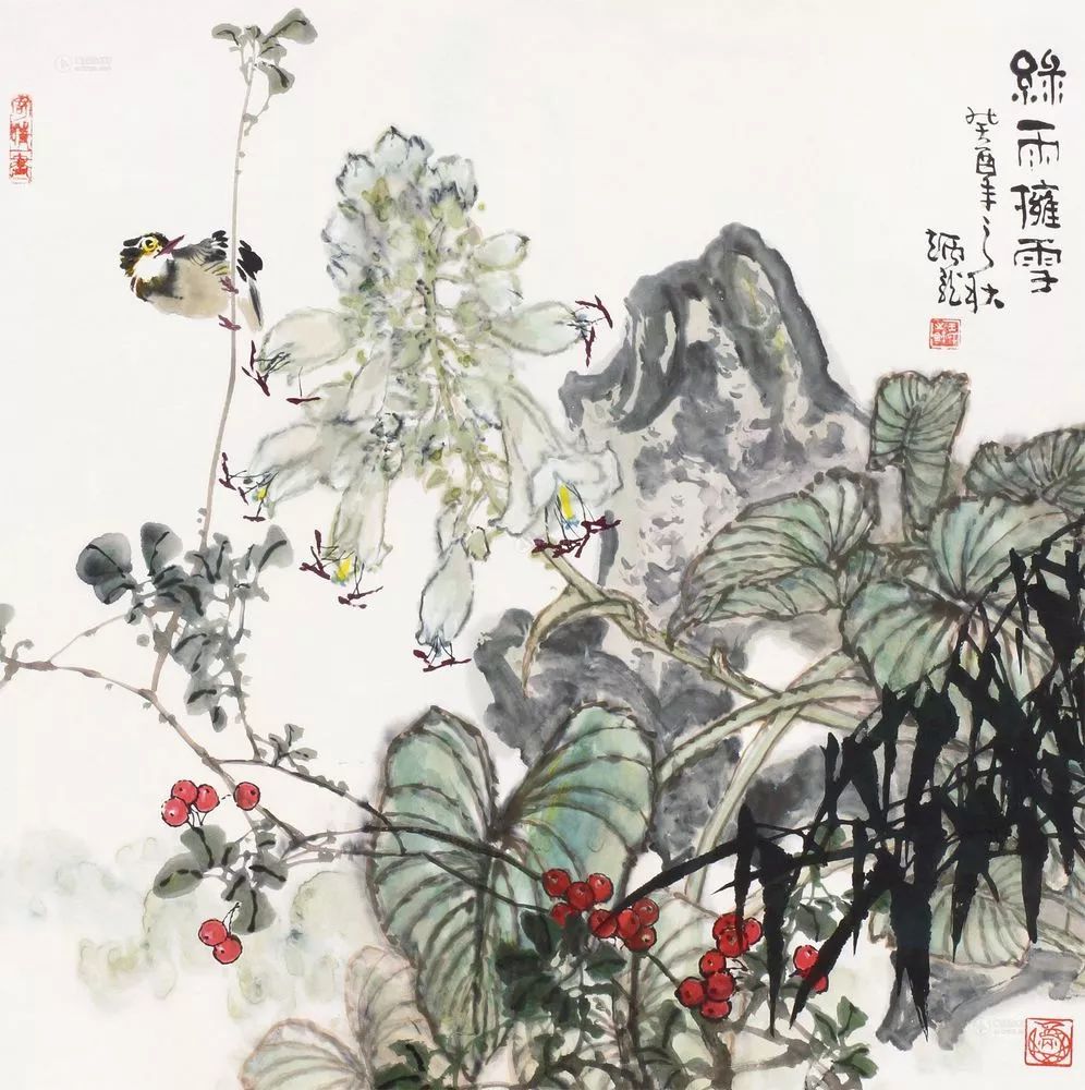 陈良宗山水画作品欣赏,陈家振山水画作品欣赏