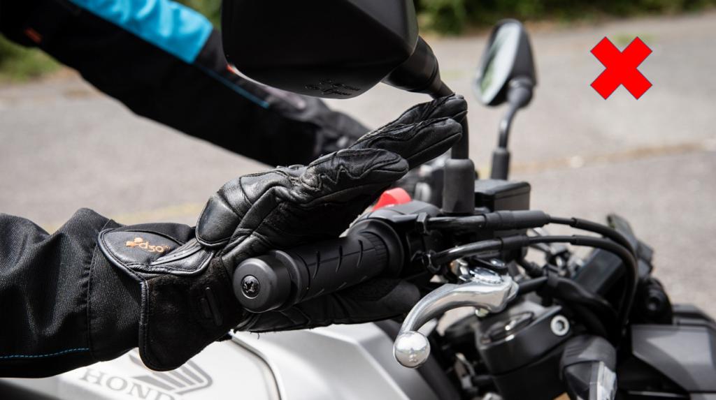 骑摩托车正确刹车顺序,有abs的摩托车正确刹车方式