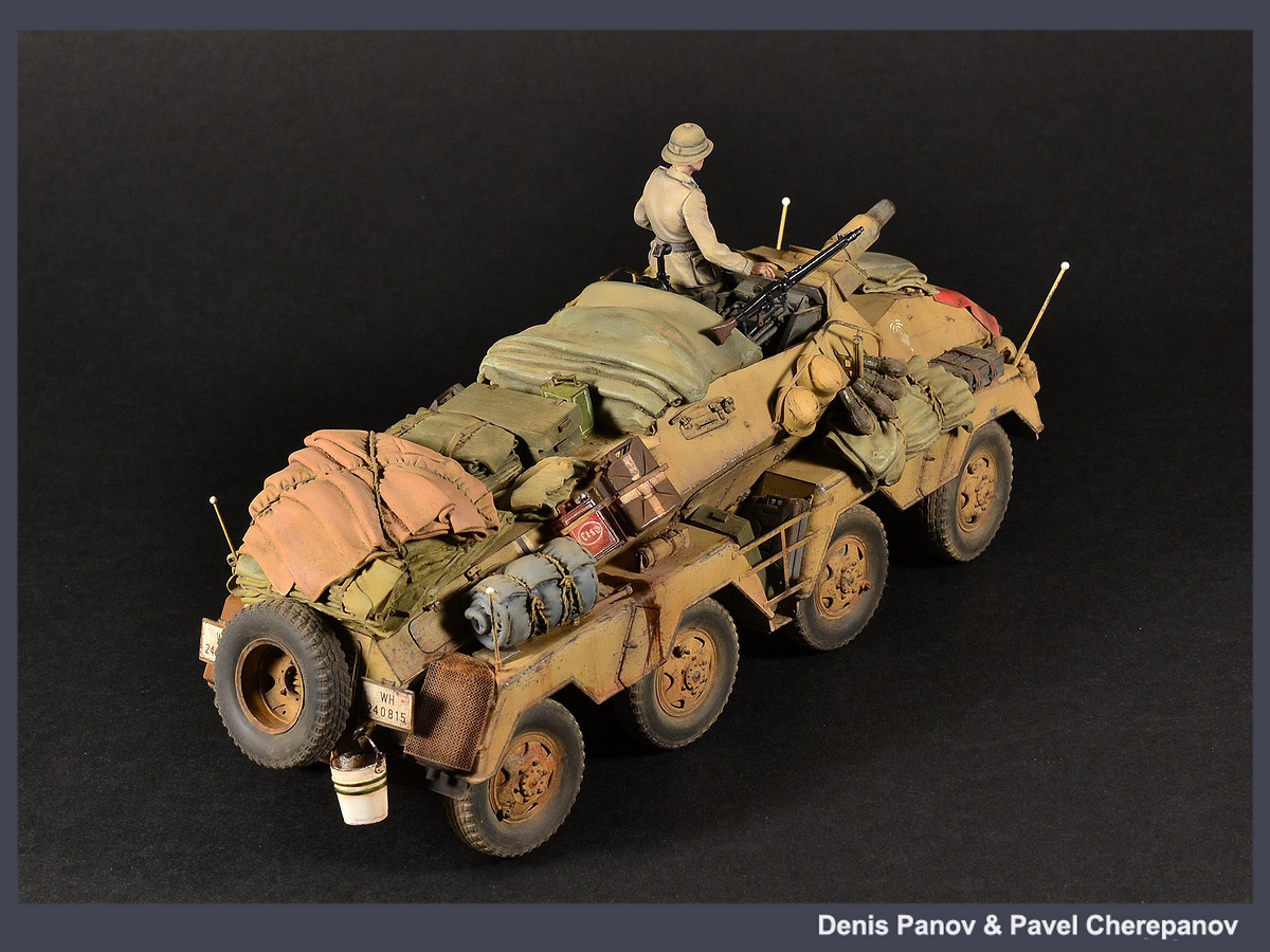 北非战场的德意志骆驼，二战德国Sd.Kfz.233重型装甲车