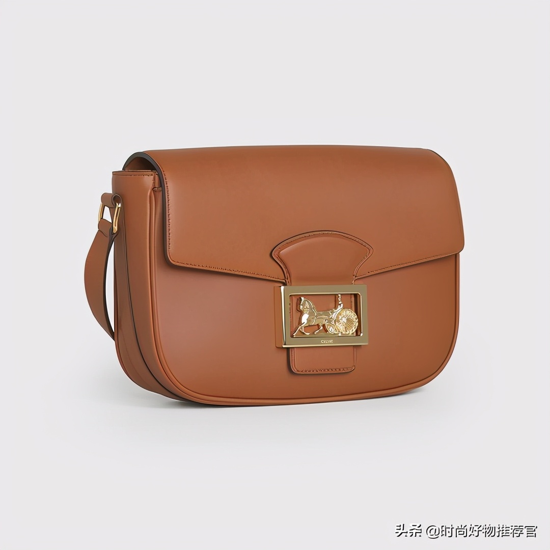 celine标志印花横款手袋,celine新款牛皮革手袋