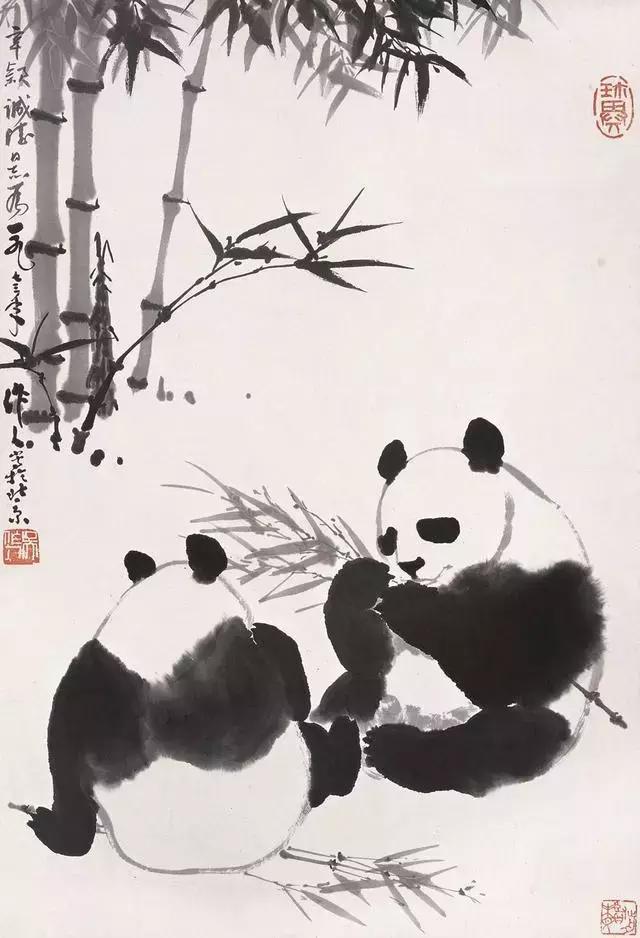 大师笔下的国宝熊猫，谁更出彩呢？