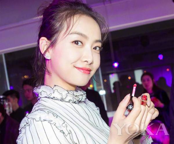 林允化妆后,林允好看的唇妆