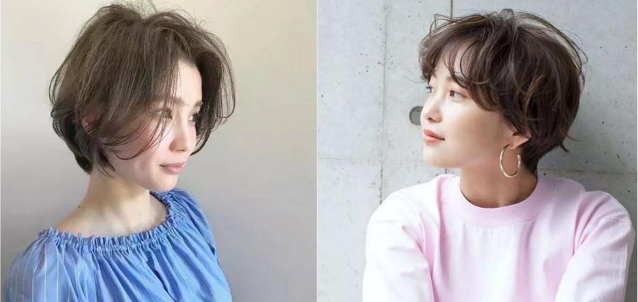 烫头发型女中长发方脸发量多,发量少细软脸窄适合烫的发型