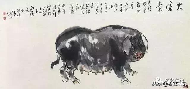 小朋友画猪简单又好看,猪年画猪中国画