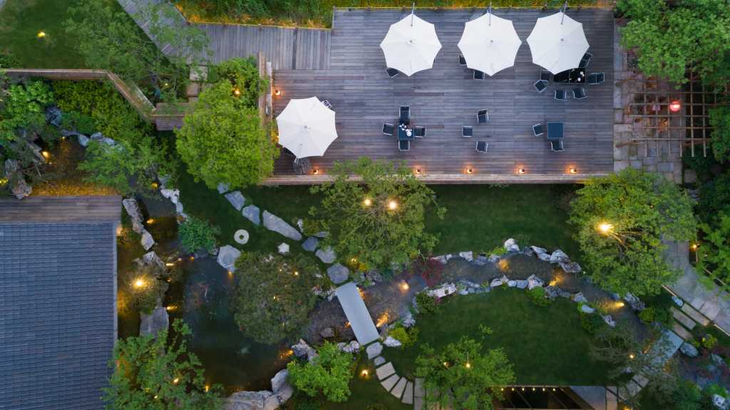 西溪里禅意庭院效果图,西溪湿地新荣记会所