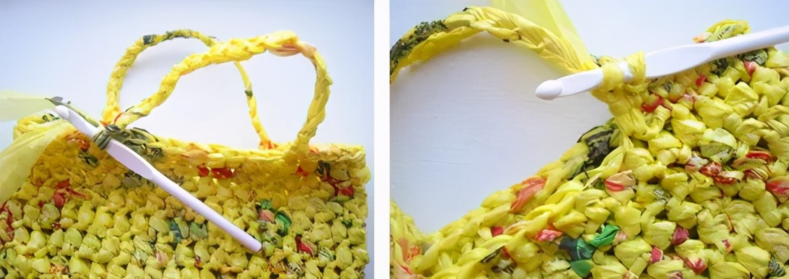 有塑料袋的手工,用塑料袋做的手工活