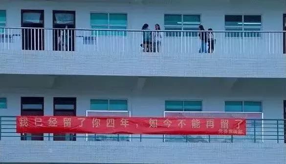 毕业季校园里这些横幅看哭了,学校毕业横幅