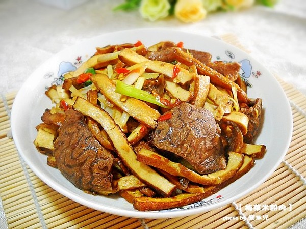 牛肉豆干做法大全视频教程,牛肉豆干粉条一起怎么炒