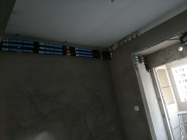 「华南城中园33号楼」住宅地暖/采暖+新风系统+中央空调设计安装