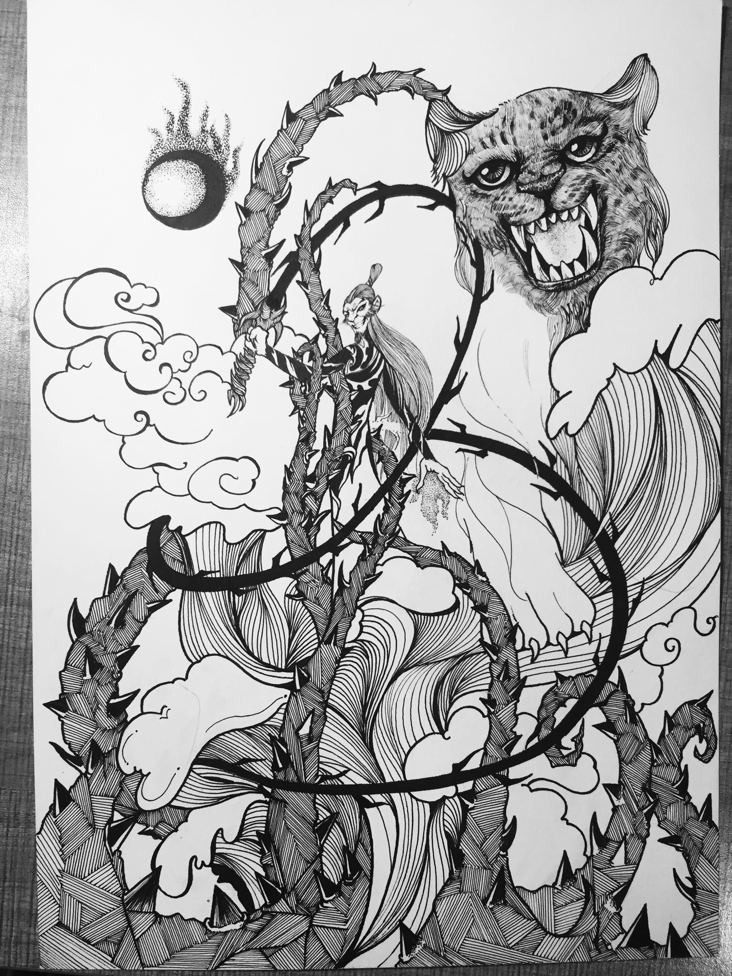 线描绘画教程入门零基础,线描画自学教程哪种好