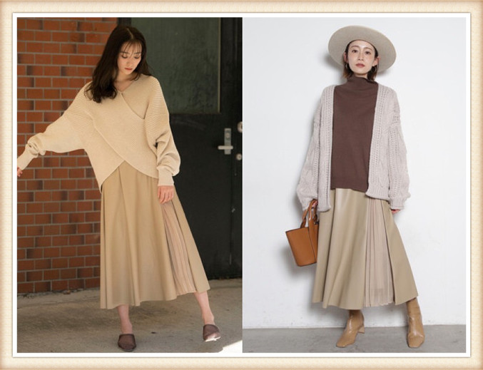 冬天想好看但又想保暖裙子穿搭,冬日裙子穿搭日系