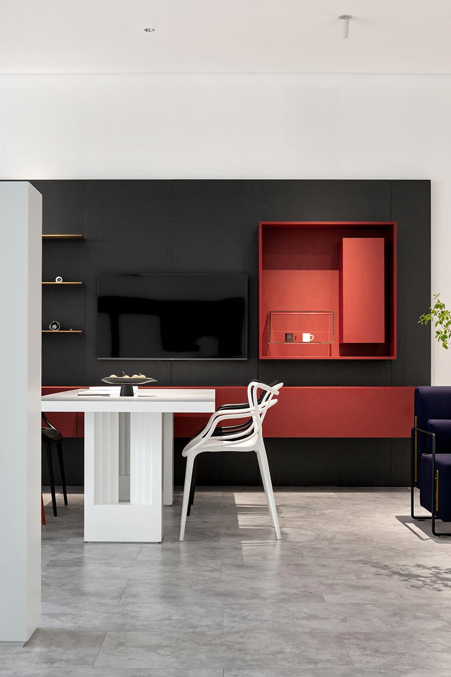 40平米办公室装修设计高端感,办公室装修空间美学