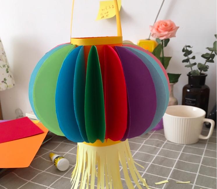 用卡纸做超可爱的迷你小灯笼,用手工纸制作小灯笼简单可爱