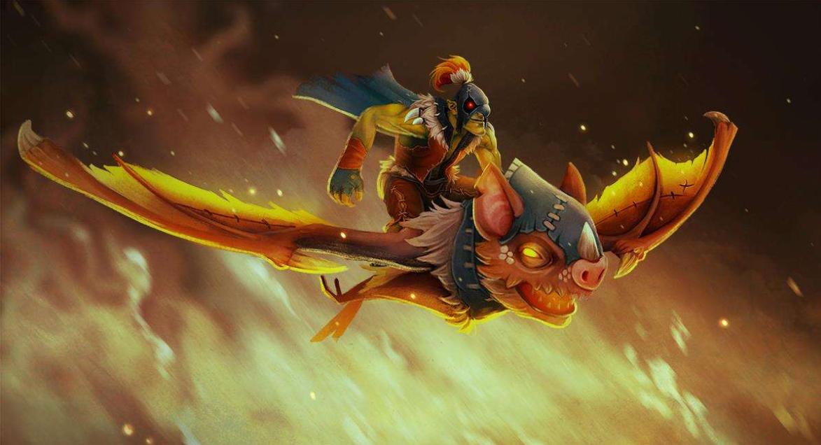 dota2蝙蝠骑士动图,dota2路人英雄