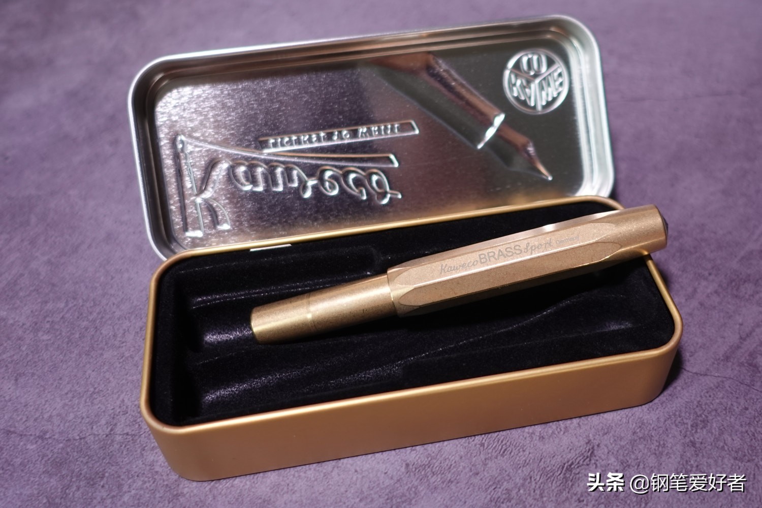 德国卡维克黄铜钢笔,钛合金钢笔测评