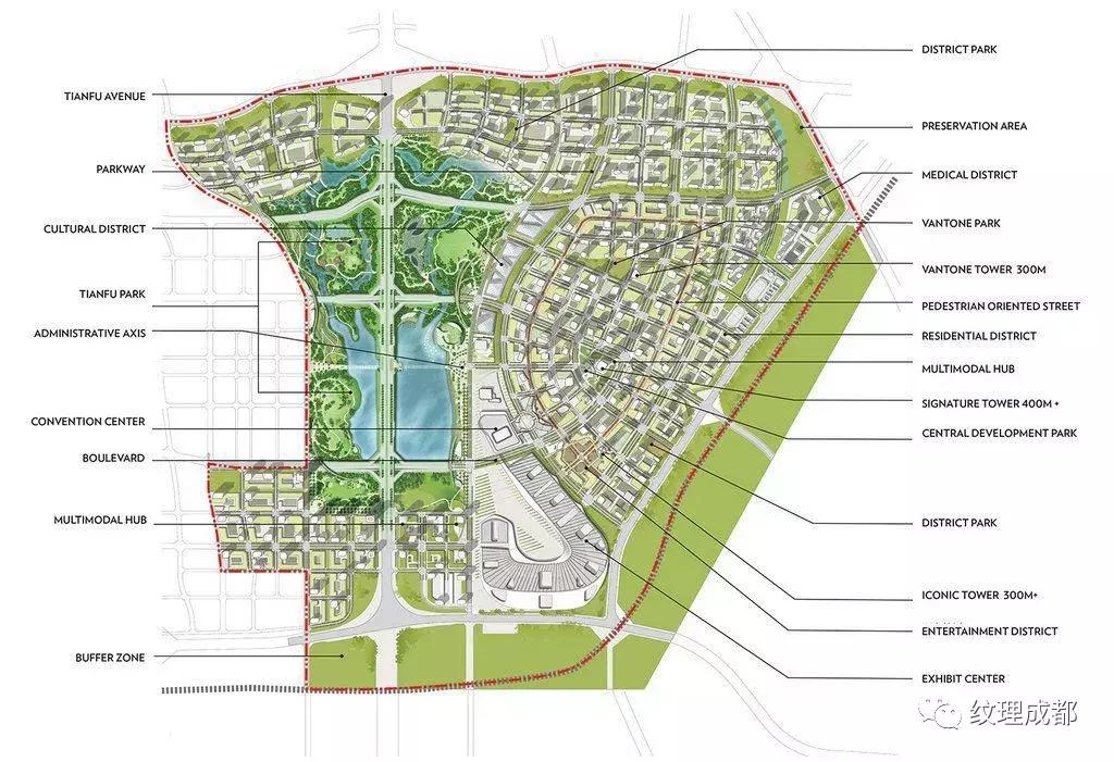天府中央商务区、总部基地、天府中心、秦皇寺CBD|是什么关系?
