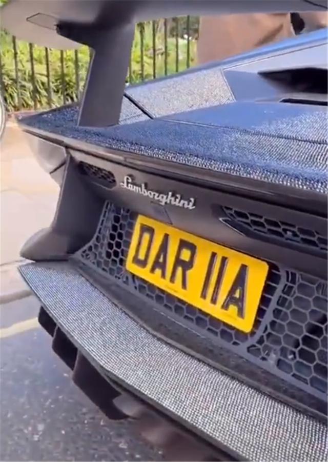 “黑天鹅”*博兰**基尼SVJ，全车漆面值7位数，还镶嵌施华洛世奇水晶