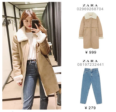 zara穿搭格子半身裙,zara穿搭2019初秋半裙