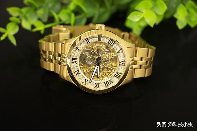 jojo限量版机械镂空手表,jojo轻奢腕表