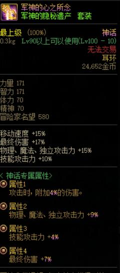 dnf各大流派装备,dnf最新装备流派排行