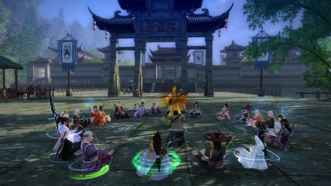 九阴真经游戏史上震撼人心的大战,九阴真经网游蜗牛