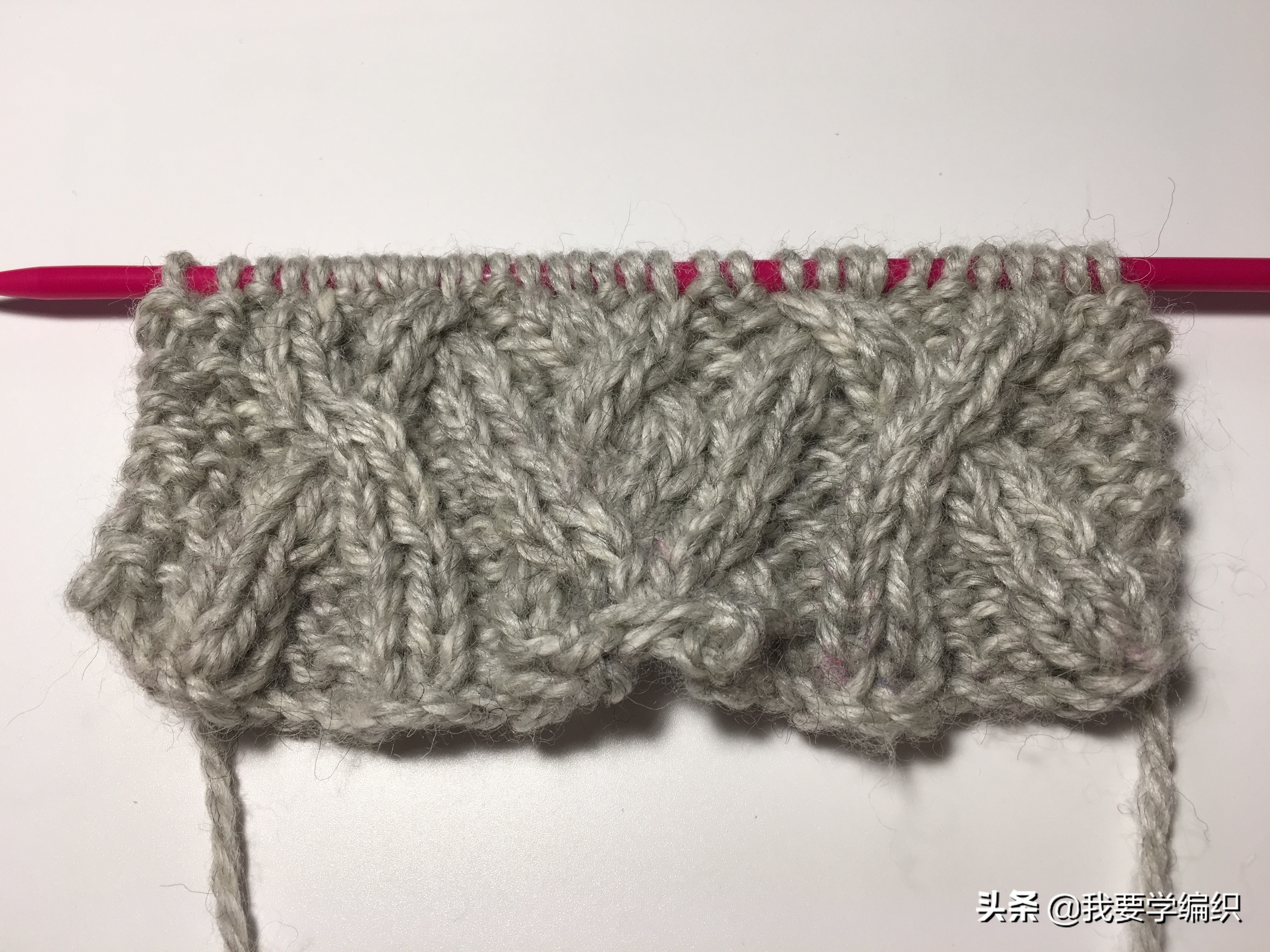 双扭麻花围巾教程,经典麻花围巾教程