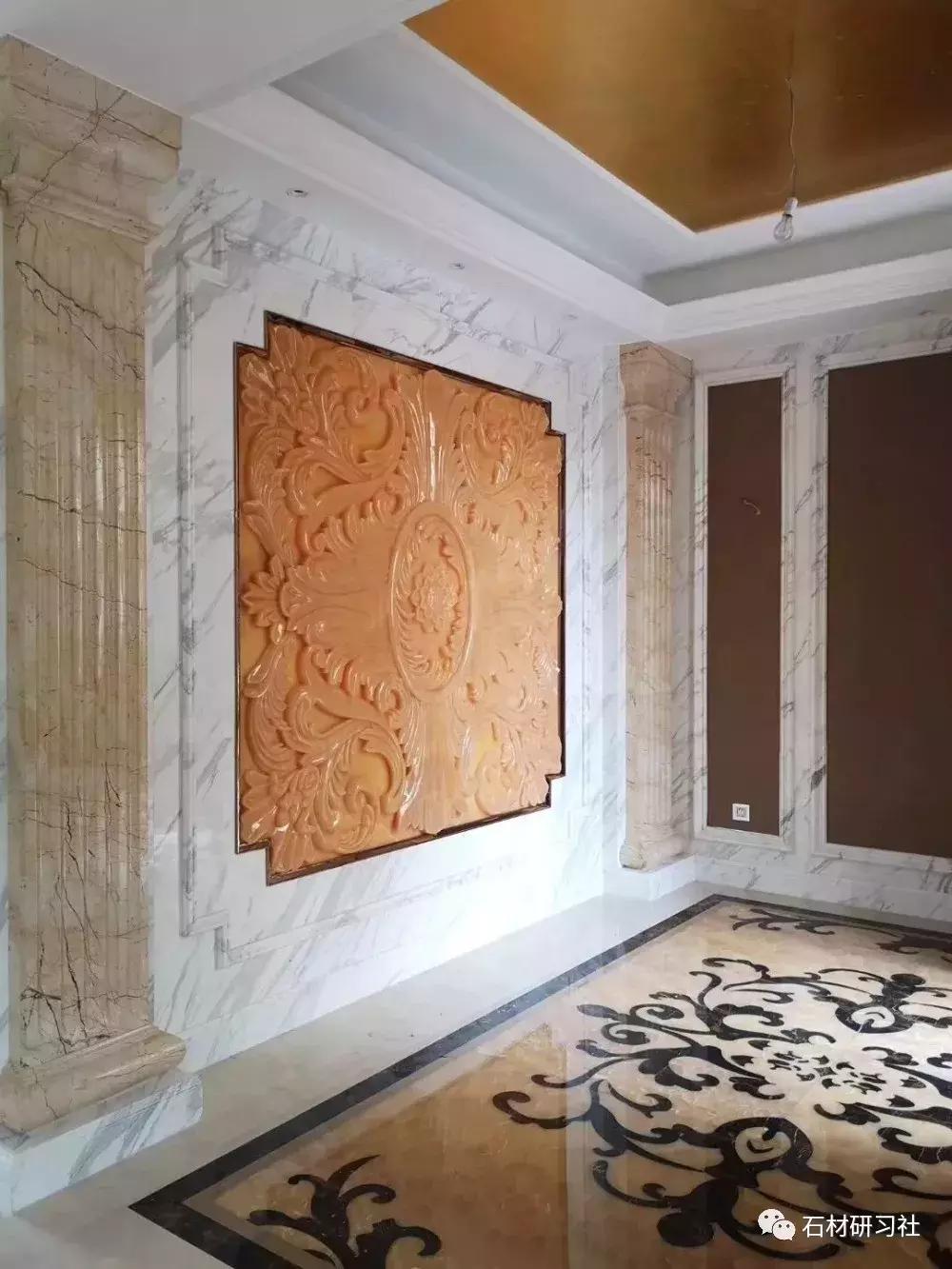 深圳豪宅别墅装修效果图,大理石豪宅整装