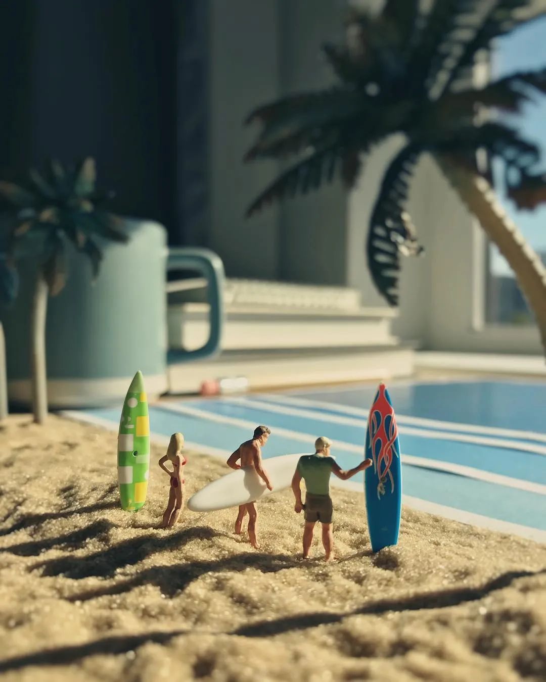 迷你版办公桌,森系书桌迷你世界