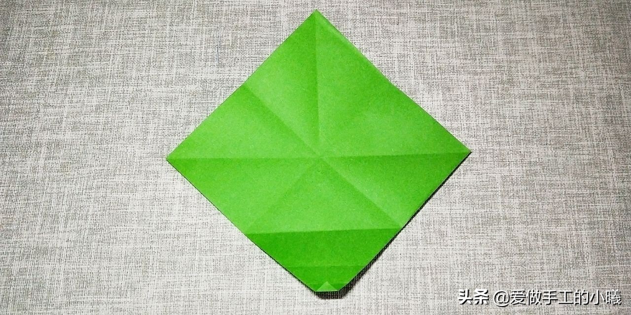 小清新树叶书签折纸，世界读书日专属教程，送给爱阅读的你