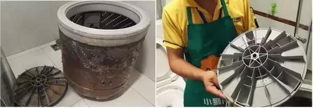 拆开洗衣机又脏又臭?教你一妙招,只需一泡,就把垃圾清空了