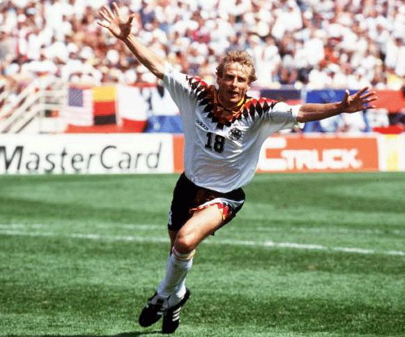 足球轰炸机克林斯曼,足球巨星克林斯曼