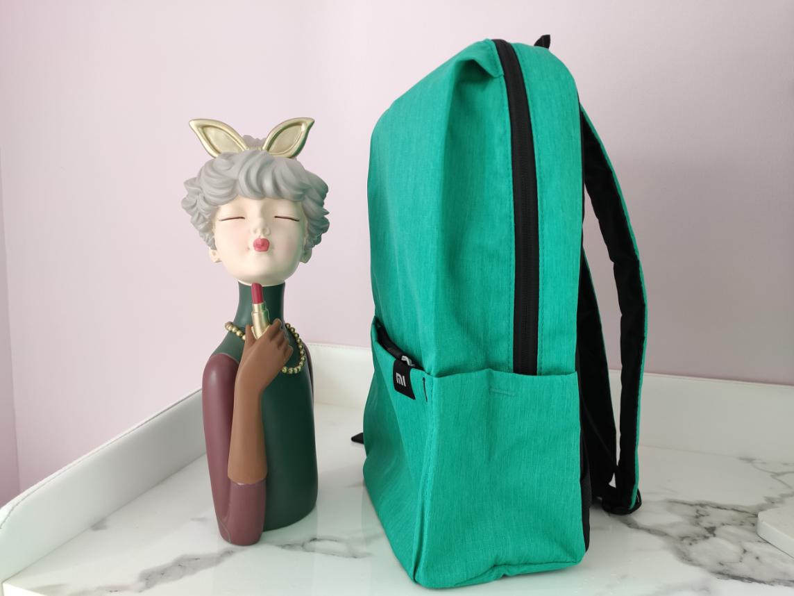 小米小背包最新款,小米清凉夏日双肩包白色