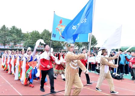 师一锦江校区团体操,学校超燃运动会献礼建党100周年