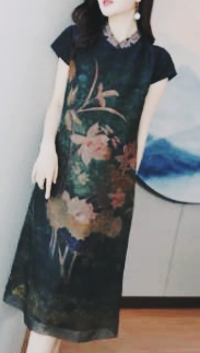 100%桑蚕丝和100%真丝哪个舒服,大牌真丝裙子长袖真丝连衣裙