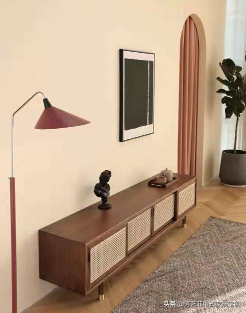 新中式家具客厅布置,新中式家具打柜子效果图