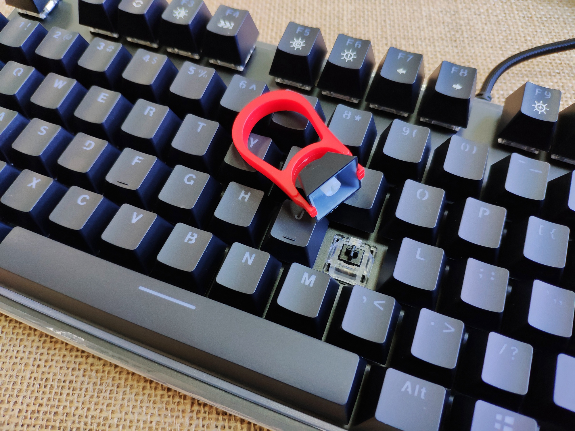 雷柏v720键盘灯光关闭,雷柏rapoov720s机械键盘