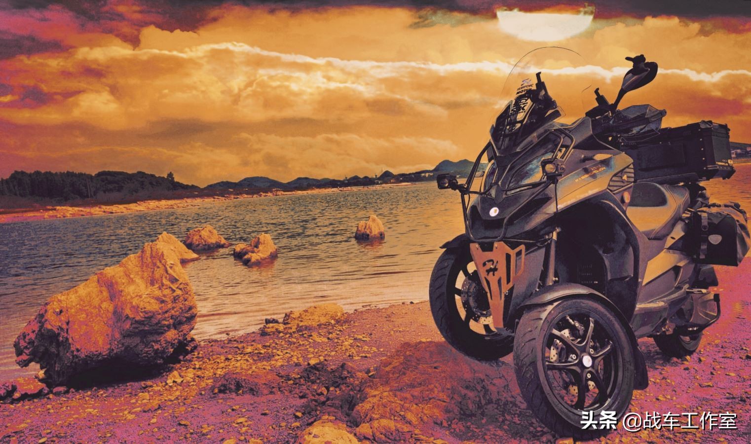 宏佳腾3d-350r用的什么发动机,宏佳腾350r倒三轮摩托车评测