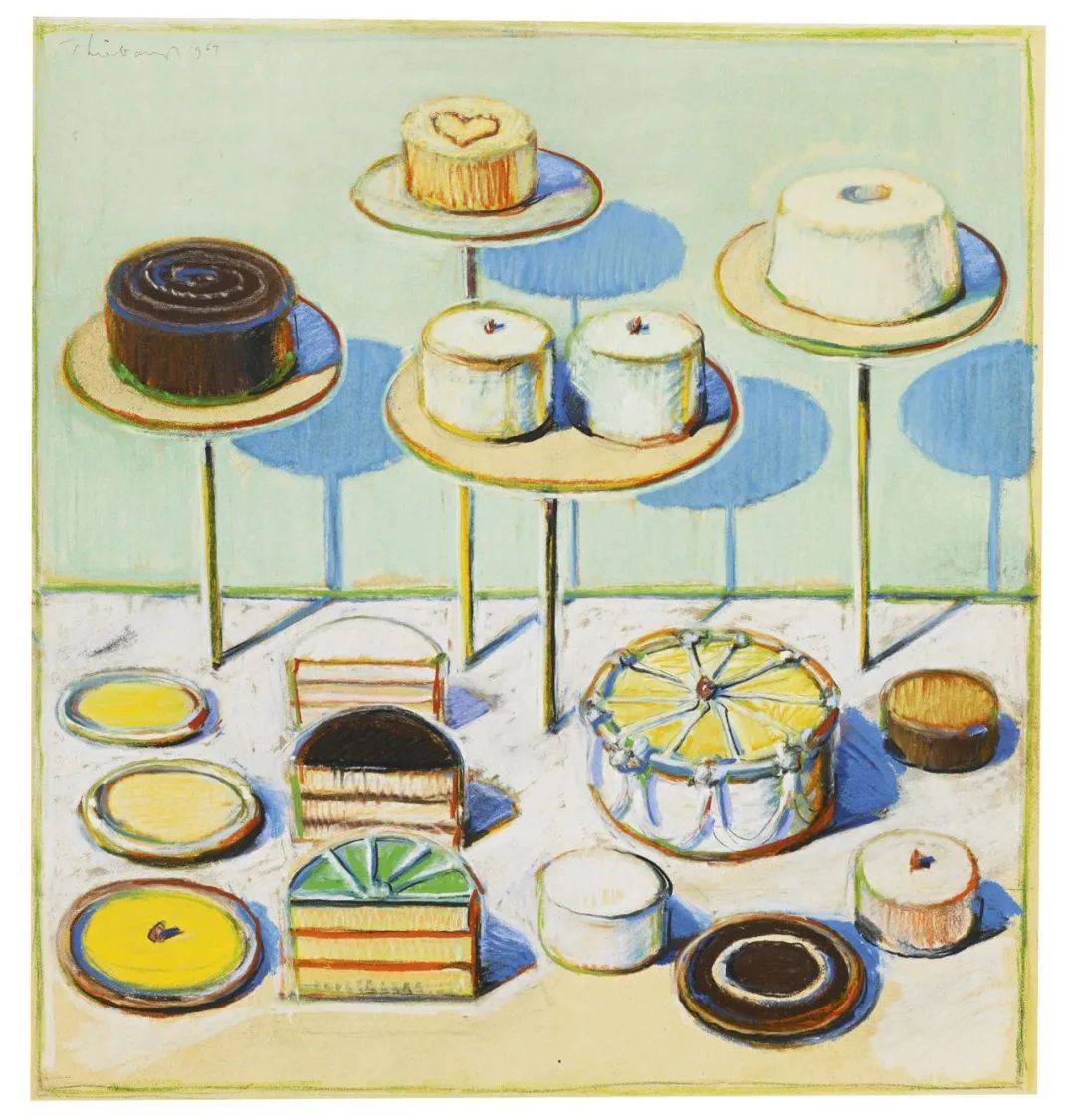 美国普普艺术家韦恩·蒂博作品欣赏