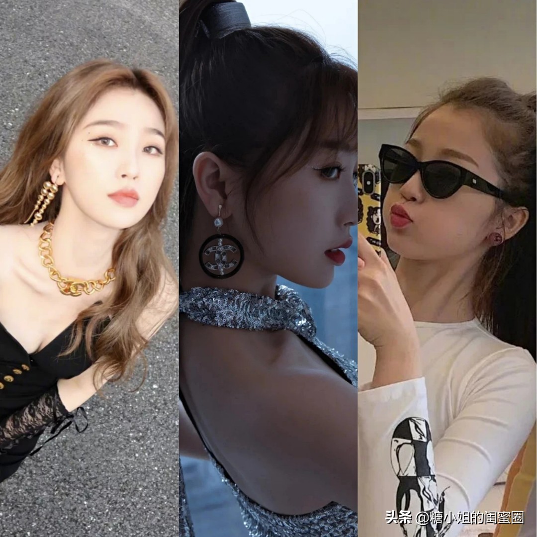 钟楚曦同款大耳环,王鸥同款草帽耳环