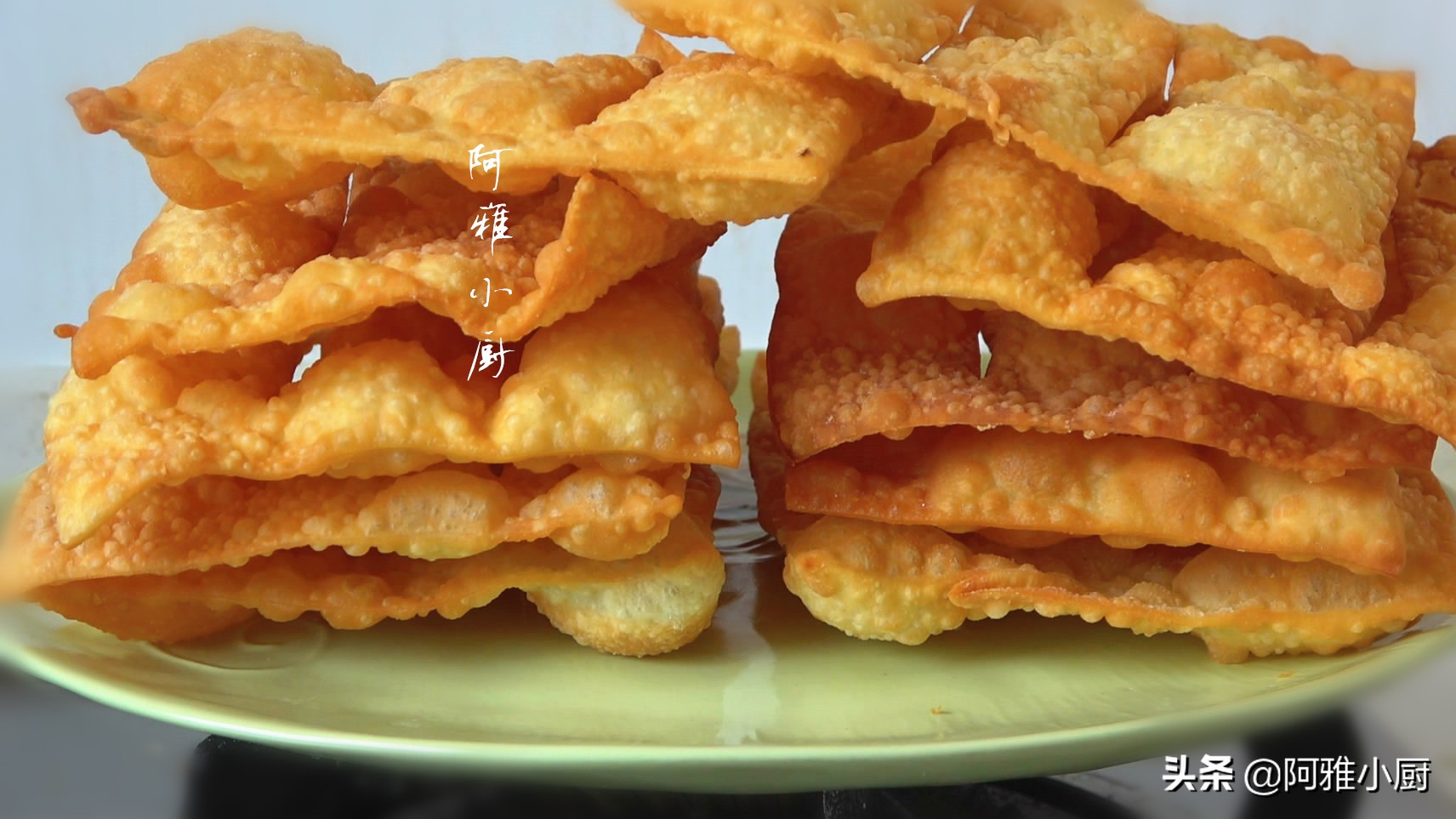 一碗面粉2个鸡蛋教你做香甜酥脆,一碗面粉两个鸡蛋独家做法