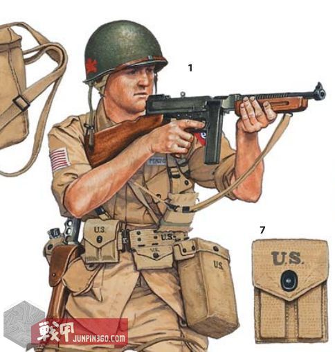 二战美军17空降师,二战美国空降师各师标志