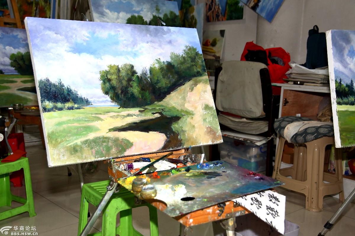 叶君川和他的老年油画班