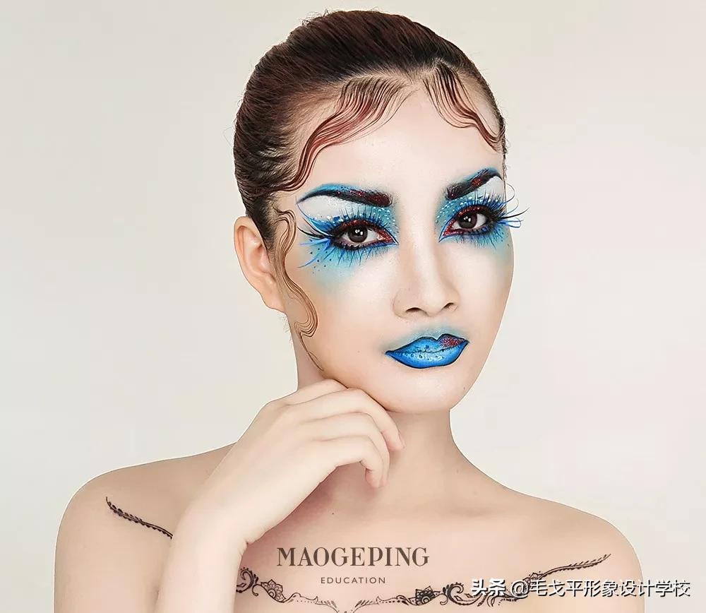创意彩妆造型,时尚创意彩妆造型