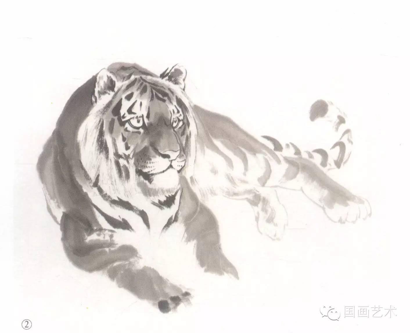 写意画虎教程,写意虎的十种方法